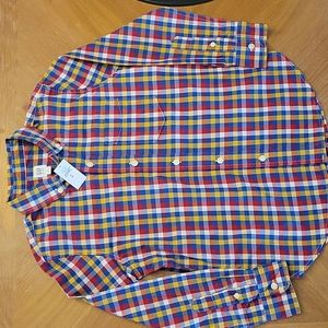 Gap boys botton down long sleeve shirt